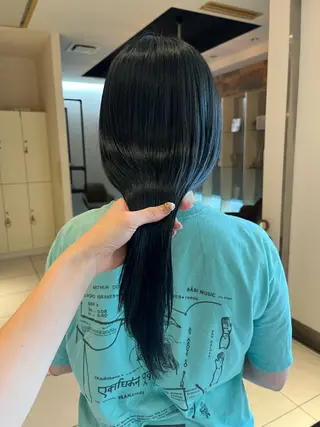 ロング カラー sabo ladies salon所属・ヨシカ/透明感カラー 酸性ストレートのヘアスタイル