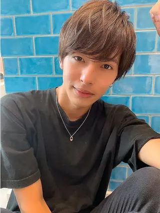 メンズ ひより🩷韓国ヘアー _髪質改善カラーのヘアスタイル