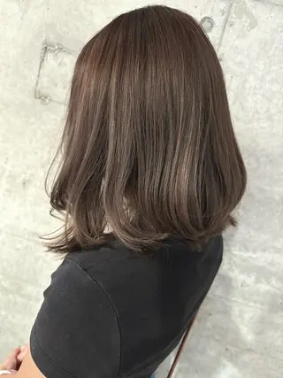 ミディアム カラー AVANCE.光明池所属・megumi ⭐︎のヘアスタイル