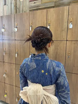 ヘアアレンジ なな/シェービング /カラー/アレンジのヘアスタイル