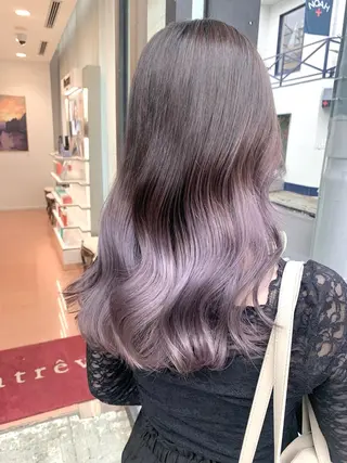 ロング カラー 🪞上品で可愛い韓国 ヘア🪞Rikutoのヘアスタイル