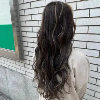 ロング カラー 佐野 優斗のヘアスタイル