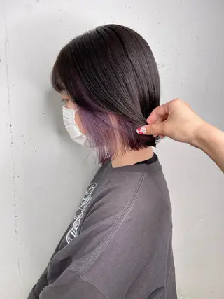 ミディアム カラー flammeum 藤枝店所属・RINO 🌙トレンドスタイルのヘアスタイル