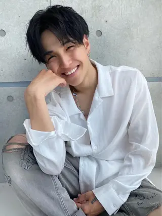 ショート カラー パーマ メンズ 【メンズ特化】 笹目純のヘアスタイル