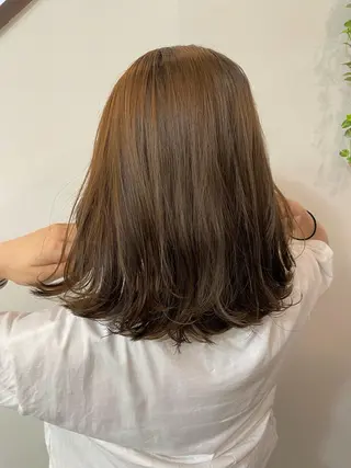 ミディアム カラー ツヤ美髪💐 髪質改善/高山愛来のヘアスタイル