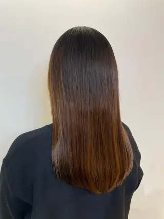 ロング amber池袋所属・美髪矯正・ブリーチ 矯正🫧秋元ゆたかのヘアスタイル