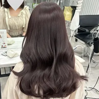 ロング カラー 透明感カラー 古山 結季🌙🖤のヘアスタイル