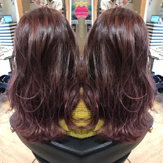 セミロング 大久保 隆蔵のヘアスタイル