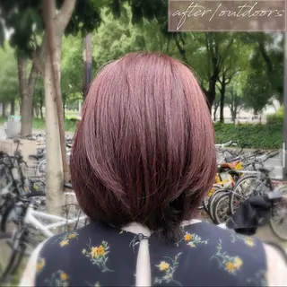 カラー miku☁️レイヤー まろやかカラー 名駅のヘアスタイル