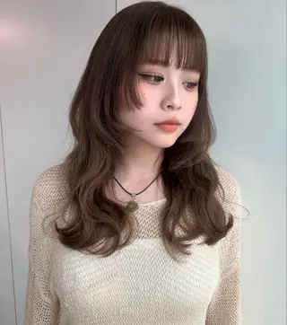 ロング カラー VISUALIST所属・小倉/レイヤー/ 顔周りカット/naoのヘアスタイル