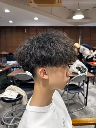 ショート パーマ メンズ growth天神店【グロウ】所属・growth MIKIYAのヘアスタイル