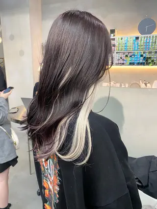 ロング カラー qulim所属・前橋 姫奈のヘアスタイル