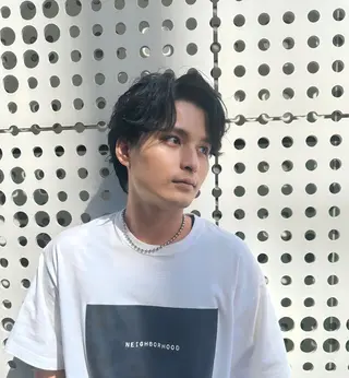 パーマ メンズ 👑松山ストレート/ メンズヘア/龍仁👑のヘアスタイル