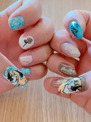 ミディアム Nail_Aroma KOKOのネイルデザイン