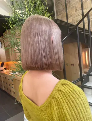 ロング カラー ORCA所属・新宿/パーマ🦋 メンズボブ/めいのヘアスタイル