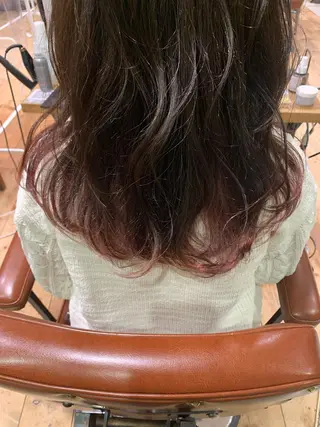 セミロング yukie🌷 /暖色🍒梅田サロンのヘアスタイル