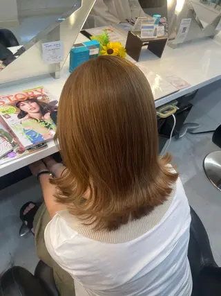 カラー 艶カラー/マツエク /似合わせ🤍ななえのヘアスタイル