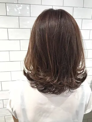 ミディアム カラー 原山 直人のヘアスタイル