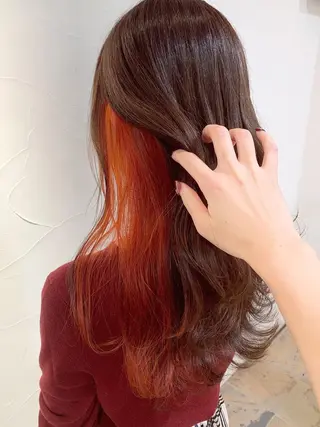 ロング カラー 下池 紗加のヘアスタイル