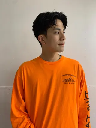 ミディアム メンズ メンズスタイリスト リュウジのヘアスタイル