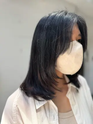 ミディアム Luxe所属・Luxe表参道 髪質改善　奈良のヘアスタイル