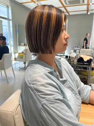 ショート coto所属・大人かわいい🫧ボブ 高野菜瑠のヘアスタイル