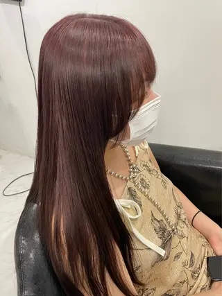 ロング カラー 木村 紅愛のヘアスタイル