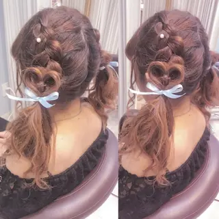 セミロング ヘアアレンジ Aries🫧 missa𓂃🤍のヘアスタイル