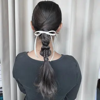 ヘアアレンジ かなざわ みかのヘアスタイル