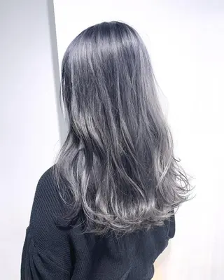 セミロング カラー SALOWIN 札幌大通り店所属・🏆ウルフ/レイヤー 指名No.1山口圭佑のヘアスタイル