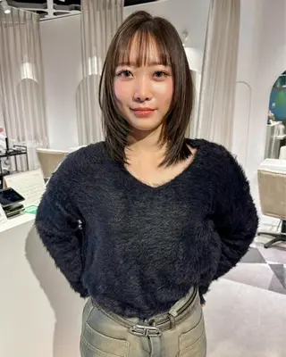 ミディアム BALANCE.／ 樋口智士のヘアスタイル