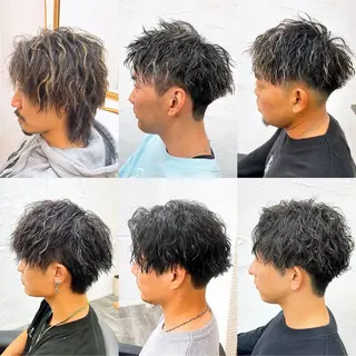パーマ メンズ 鈴木 裕貴のヘアスタイル