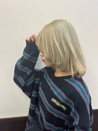 カラー osayaabei店所属・藤澤 夏実のヘアスタイル