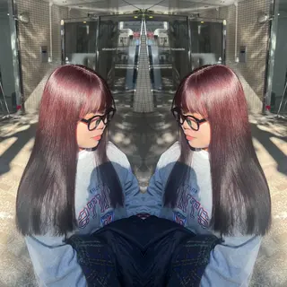 ロング カラー レイヤー/ボブ/ ミニボブ/AOIのヘアスタイル