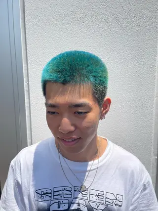 ショート カラー メンズ emusalon前橋川原店所属・松井 悠希のヘアスタイル