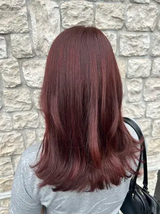 カラー Mei /オリーブ カラー/アレンジのヘアスタイル