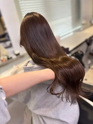 ロング カラー 💙ハイトーン韓国風 色白ヘア💙manaのヘアスタイル