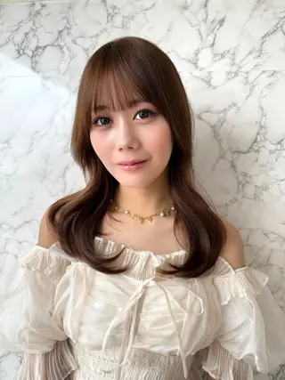 ロング カラー 石戸谷　海斗/韓国 レイヤー/艶カラーのヘアスタイル