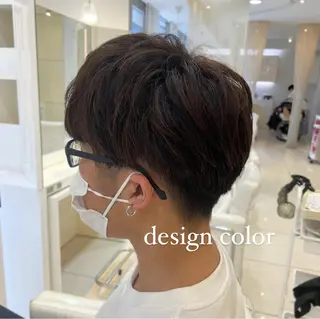 カラー メンズ BiBi 藪 菜月のヘアスタイル