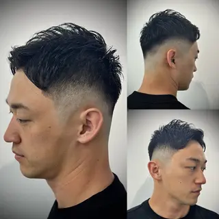 ショート メンズ 銀座メンズ ビジネスショートのヘアスタイル