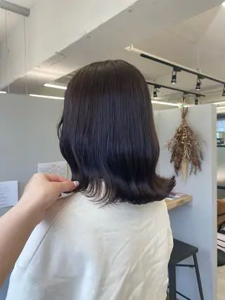 ミディアム MIREI /韓国風 /大阪美容室のヘアスタイル
