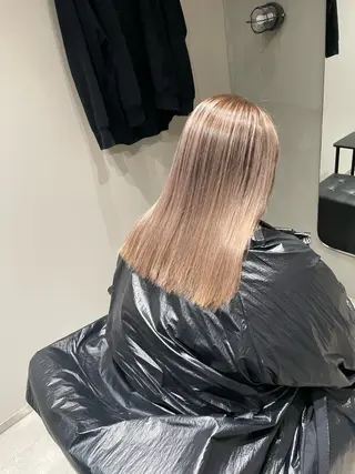 セミロング カラー メンズバレイヤージュ /町田木村悠月のヘアスタイル