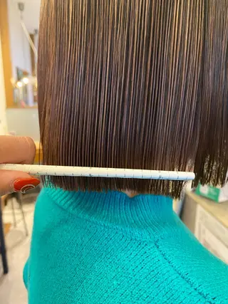 ミディアム 希優🌺ソムリエ /ブリーチ/カットのヘアスタイル