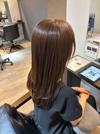 ロング Lit by diar所属・茅ヶ崎/韓国風カラー kouki🐒🩶のヘアスタイル