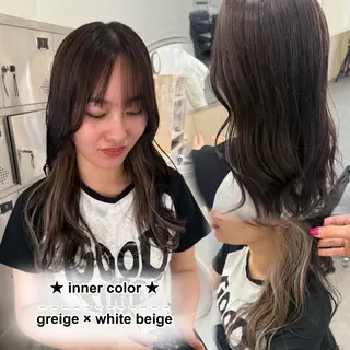 カラー rua./ W color⛓🖤のヘアスタイル