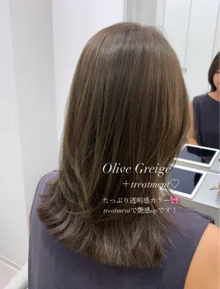 ミディアム 透明感color♡ Ibukiのヘアスタイル