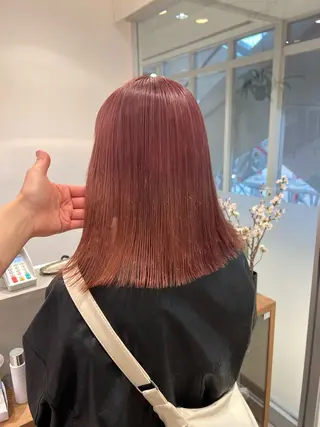 カラー 🍒暖色 girly AYANA🍒のヘアスタイル