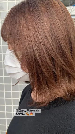 カラー DiMPlE  ディンプル所属・🌸スタイリスト 山浦美恵のヘアスタイル