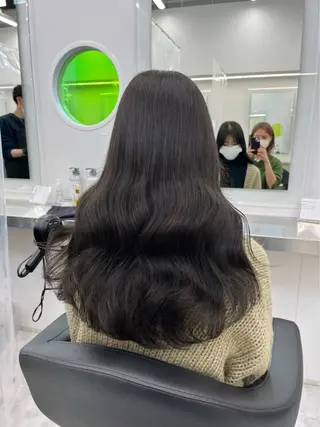 ロング カラー 🧸韓国風艶髪/ 透明感抜群カラー🧸のヘアスタイル