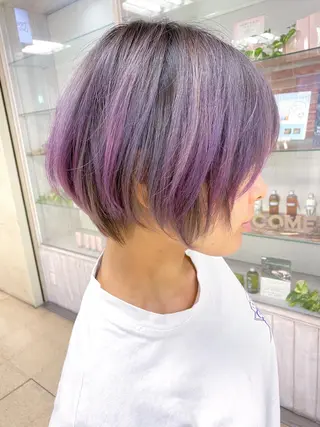 ショート カラー 菅村 勇亮のヘアスタイル